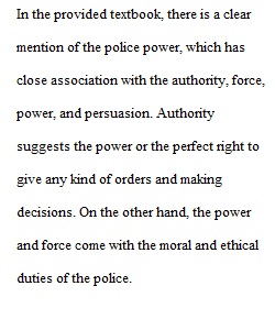 Elements of Law Enforcement Power